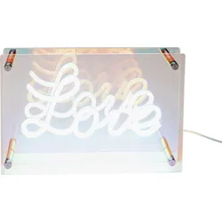Lampa stołowa LED FONT Love - wielokolorowy