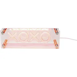 Lampa stołowa LED FONT XOXO - czerwony