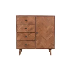 Komoda 85 cm PARQUET - mango orzech włoski