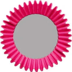 Lustro ścienne okrągłe HERMOSA 38 cm - różowy