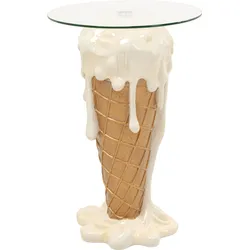 Stół bistro ICE CREAM Vanilla 48 cm - beżowy