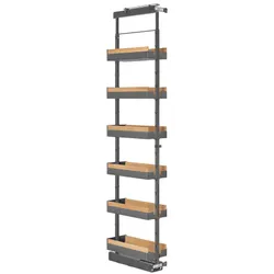 Cargo wysokie DISPENSA Liro z drewnem 1900-2300/ 250/ 6/ antracyt PEKA
