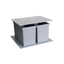 Kosz na odpady PULLBOY VARIO 600/ wys. 320/ 2x17+2x8 PEKA