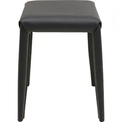Taboret MONZA ekoskóra - czarny