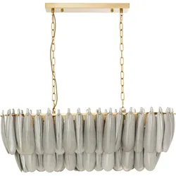 Lampa wisząca FEATHER GLOW 95x30 - srebrny