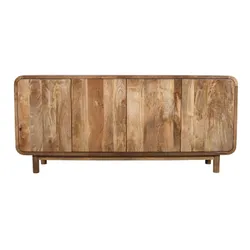Komoda drewniana 4-drzwiowa BARCELONA BC-01-CR - mango caramel