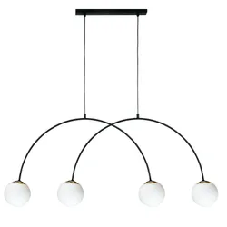 Lampa wisząca BOW 1220 poczwórna - czarny