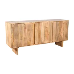 Komoda drewniana 3-drzwiowa HAGA HG-03-MN - mango naturalne