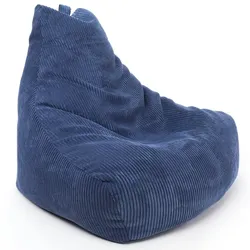 Fotel KEIKO M Sztruks SZ95 - niebieski
