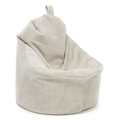 Fotel z poduszką YOKO Sztruks SZ83 - popielaty
