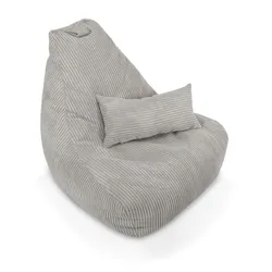Fotel KEIKO S Sztruks SZ83 - popielaty