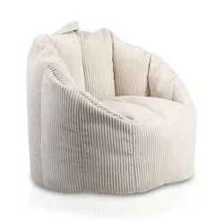 Fotel SIMONE Sztruks SZ03 - kremowy