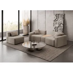 Sofa modułowa ze stolikiem i fotelem ENJOY