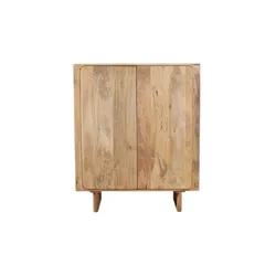 Komoda wysoka drewniana HAGA HG-02-MN - mango naturalne