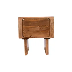 Szafka nocna drewniana z szufladą HAGA HG-05-CR - mango caramel