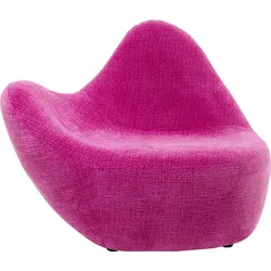 Fotel GLOW WAVE Medium - różowy