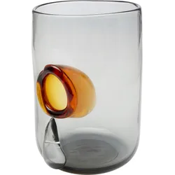 Wazon DRIP 23 cm - szary/brązowy