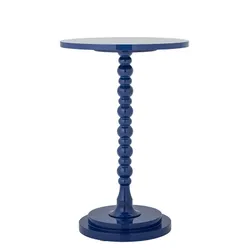 Stolik boczny okrągły ELLAR 40 cm - niebieski