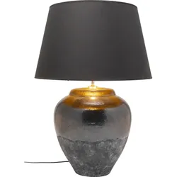 Lampa stołowa LUMA DARK BLUE - czarny/niebieski
