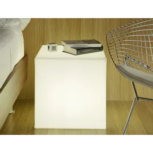 Lampa ogrodowa CUBY 32 biała - LED