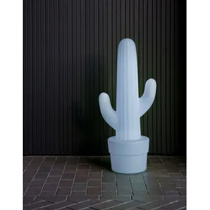 Lampa ogrodowa KAKTUS C  biała - LED, przewód
