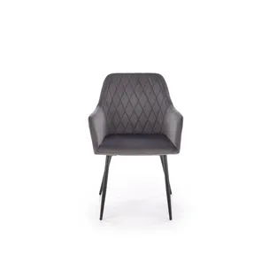 Krzesło z podłokietnikami K558 - popielaty