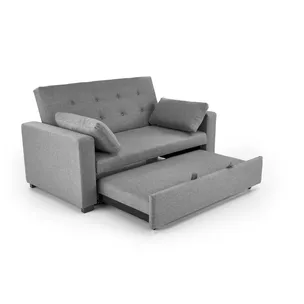 Sofa rozkładana PAULINIO - popielaty