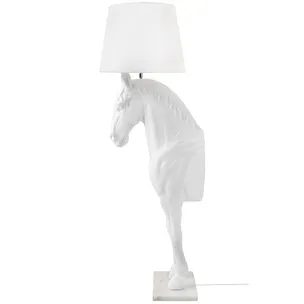 Lampa podłogowa KOŃ HORSE STAND M - biały