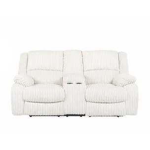Sofa 2-osobowa z funkcją relaks BONNACRAFT 1430394 - kość słoniowa