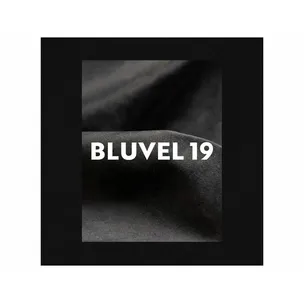 Krzesło tapicerowane welurowe RICK Velvet - czarny Bluvel 19