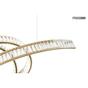 MOOSEE Lampa wisząca WAVE 120 - złoty