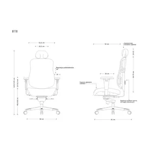 Fotel biurowy OTTO - czarny