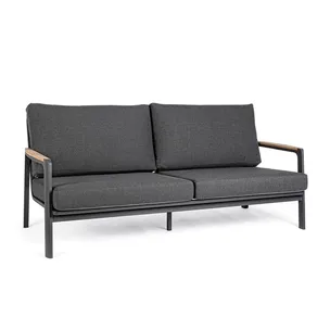 Sofa do ogrodu JALISCO - ciemnoszary