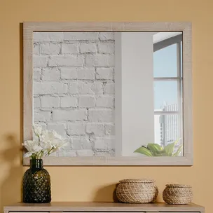 Lustro wiszące BALI 80x70 - dąb sonoma