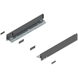 Boki LEGRABOX Pure / wys. N=66.5 mm / dł. 45 cm / antracyt