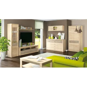 Szafka RTV CASTEL 13 - sonoma jasna/sonoma truflowa