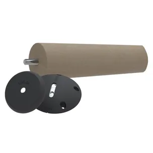 Łącznik nóg Siso TWISTER - czarny / fi 107x27 mm