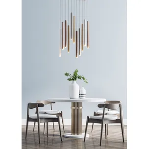 Lampa wisząca LOYA P0461-01A-L8L8 - czarny