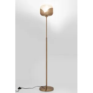 Lampa podłogowa GOBLET BALL - mosiądz