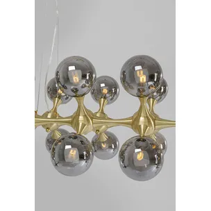 Lampa wisząca ATOMIC 140 - dymiony/złoty