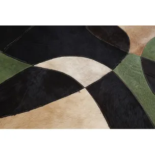 Dywan skórzany OVADO COLORE 240x170 - multikolor