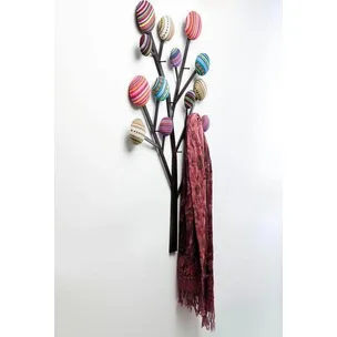 Wieszak ścienny BUBBLE TREE - multikolor