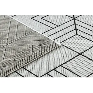 Dywan sznurkowy DECOR - krem/szary