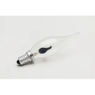 Zestaw 6 żarówek LED CANDLE EFFECT - transparentny