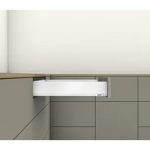 Szuflada MERIVOBOX z hamulcem / wys. M=91 mm / dł. 50 cm / 40 kg / biały