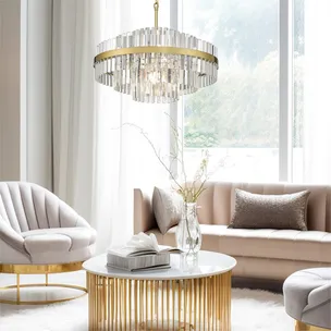 Lampa wisząca CONSTANTINOPLE P0567-16A-2GAC - szczotkowany mosiądz