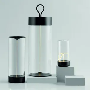 Lampa stołowa zewnętrzna ESTERNO 1001 - szary