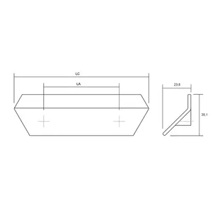 Uchwyt PLIE 0597/64 czarny mat Viefe