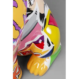 Figurka GRAFFITI DOG 20 cm - wielokolorowy