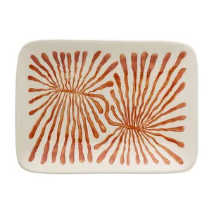 Taca ceramiczna FAUNI 15x11.5 - czerwony